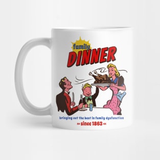 Holiday family dinner Mug